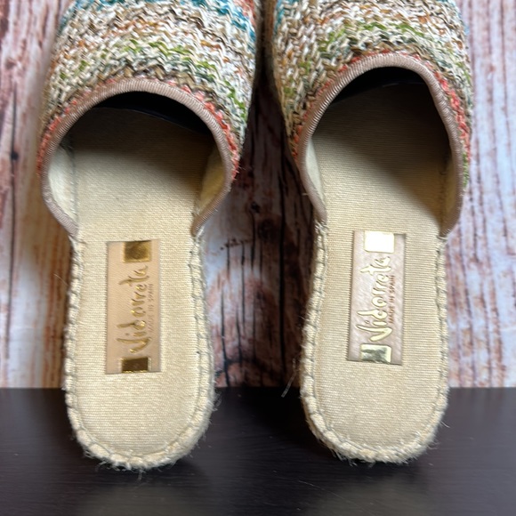 Vidorreta Espadrille Mules Womens Sz 40 - Picture 5 of 10